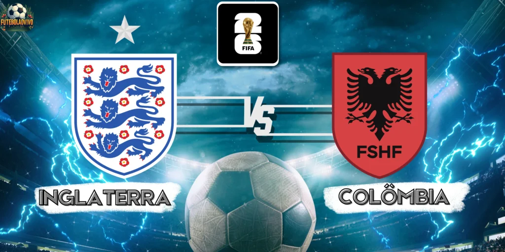 Inglaterra x Albânia pelas Eliminatórias da Copa do Mundo de 2026 no futebolaovivo