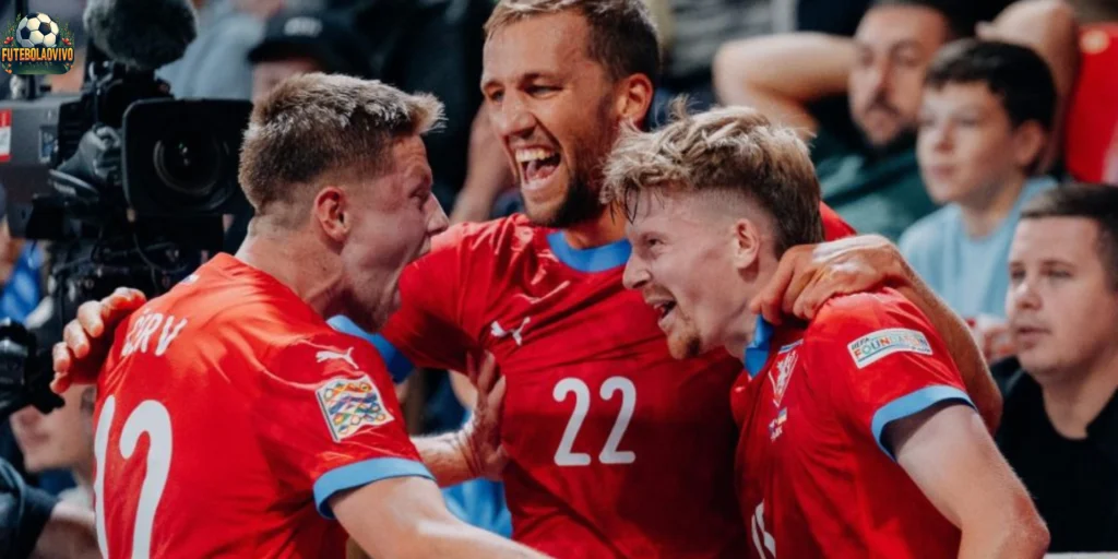jogo República Tcheca x Ilhas Faroé pelas Eliminatórias da Copa do Mundo de 2026 no futebolaovivo